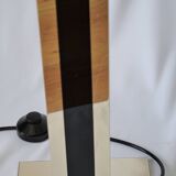 Metal and Plexiglas floor lamp foot