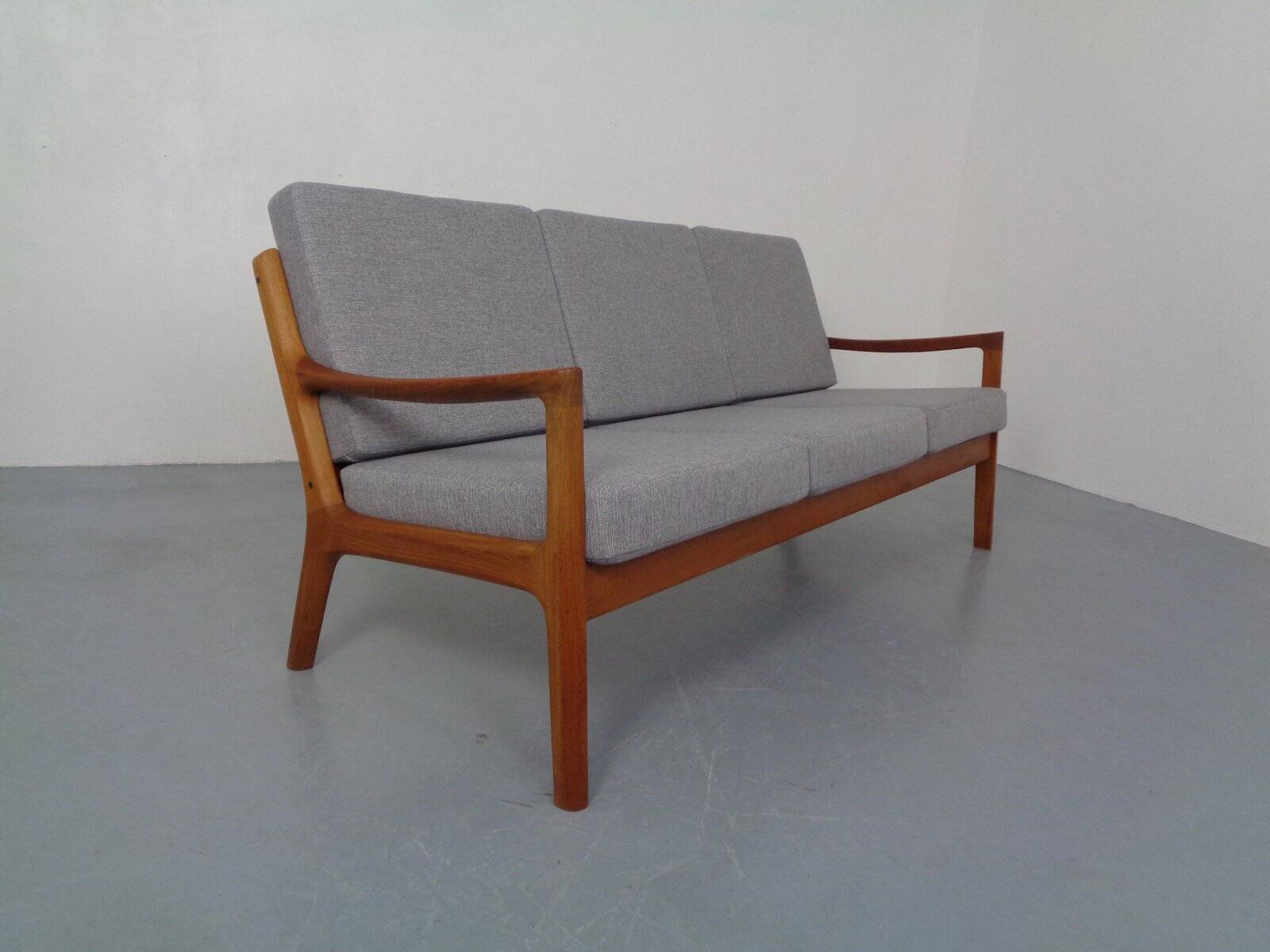 Senator Teak 3-Seater Sofa by Ole Wanscher for France & Son, Denmark, 1960s