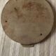 Round metal mirror tray with handles