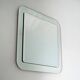 Square wall mirror with beveled edges, 1970s