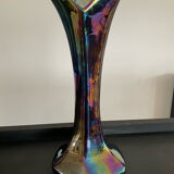 Vintage vase in iridescent ceramic 70s