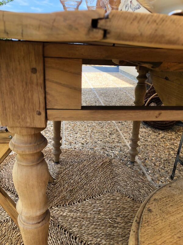 Table de ferme à volets