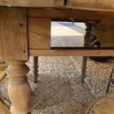 Farmhouse table with shutters