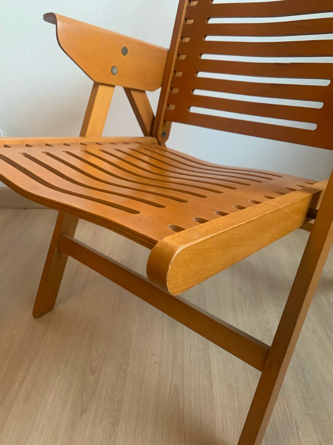 Pair of Rex Niko Kralj Folding Armchairs