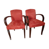 Pair of 50s bridge armchairs