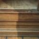 Low sideboard from the beginning of the twentieth century in walnut.