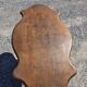 Antique round table in solid oak