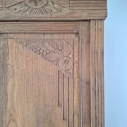 Wardrobe, oak linen cupboard from 1920.