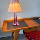 Val Saint Lambert violet lamp