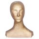 Mid-Century Modern Bust in Patinated Plaster, Czech, 1960s