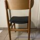 4 Italian chairs Gessef Consorzio Sedie Friuli 1970