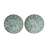 Old Inns series Green plates