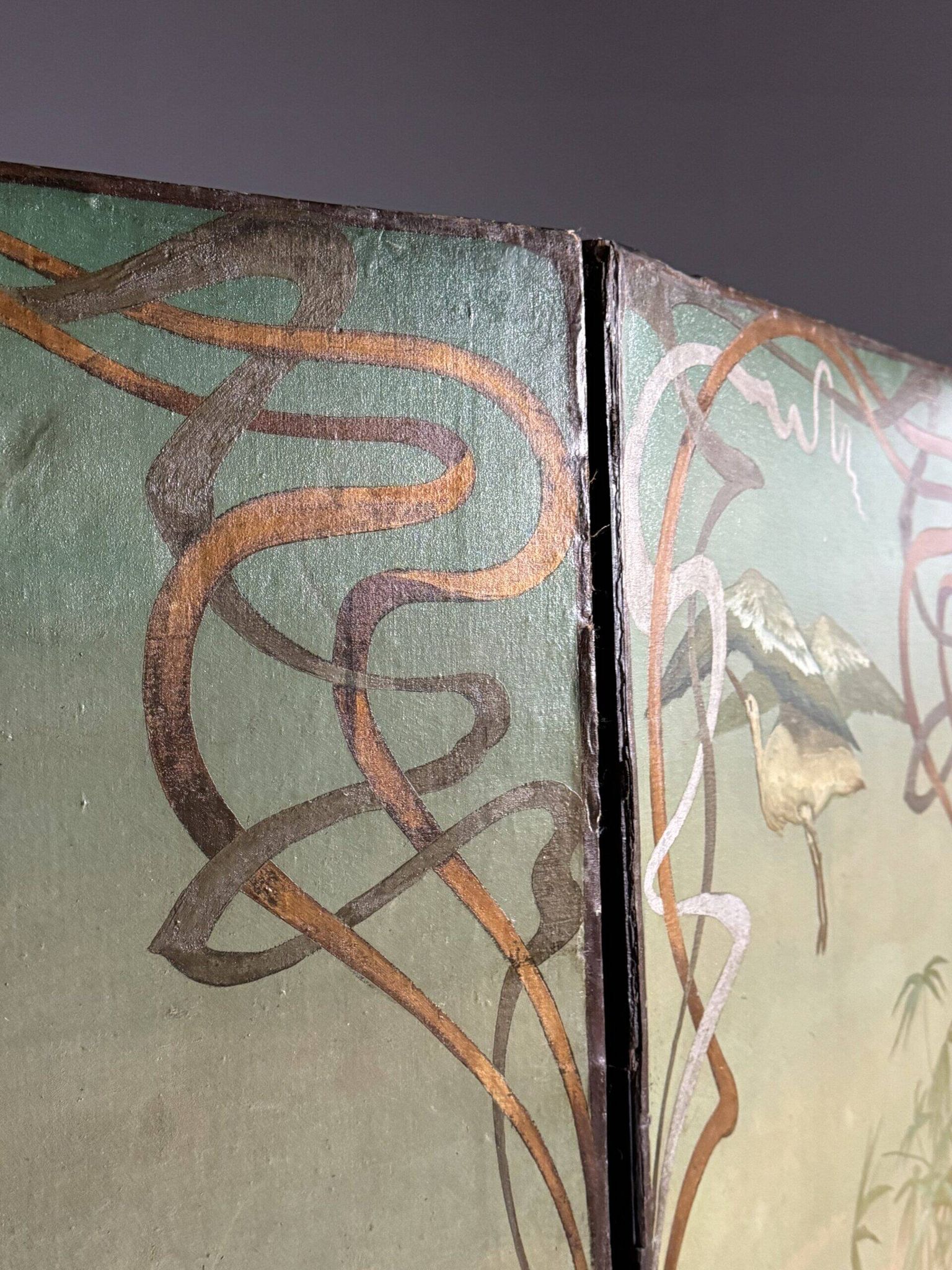 Paravent antique Art nouveau