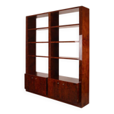 Parchment bookcase by Aldo Tura for Tura Milano 1960