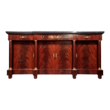 Sideboard in mahogany and mahogany feather