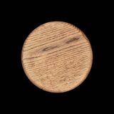 Antique solid wood four-legged stool – rustic & decorative piece