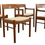 Set van 4 Bramin eetkamerstoelen 'Jersore'