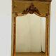 Louis XV style mirror in wood and gilded stucco 20th century