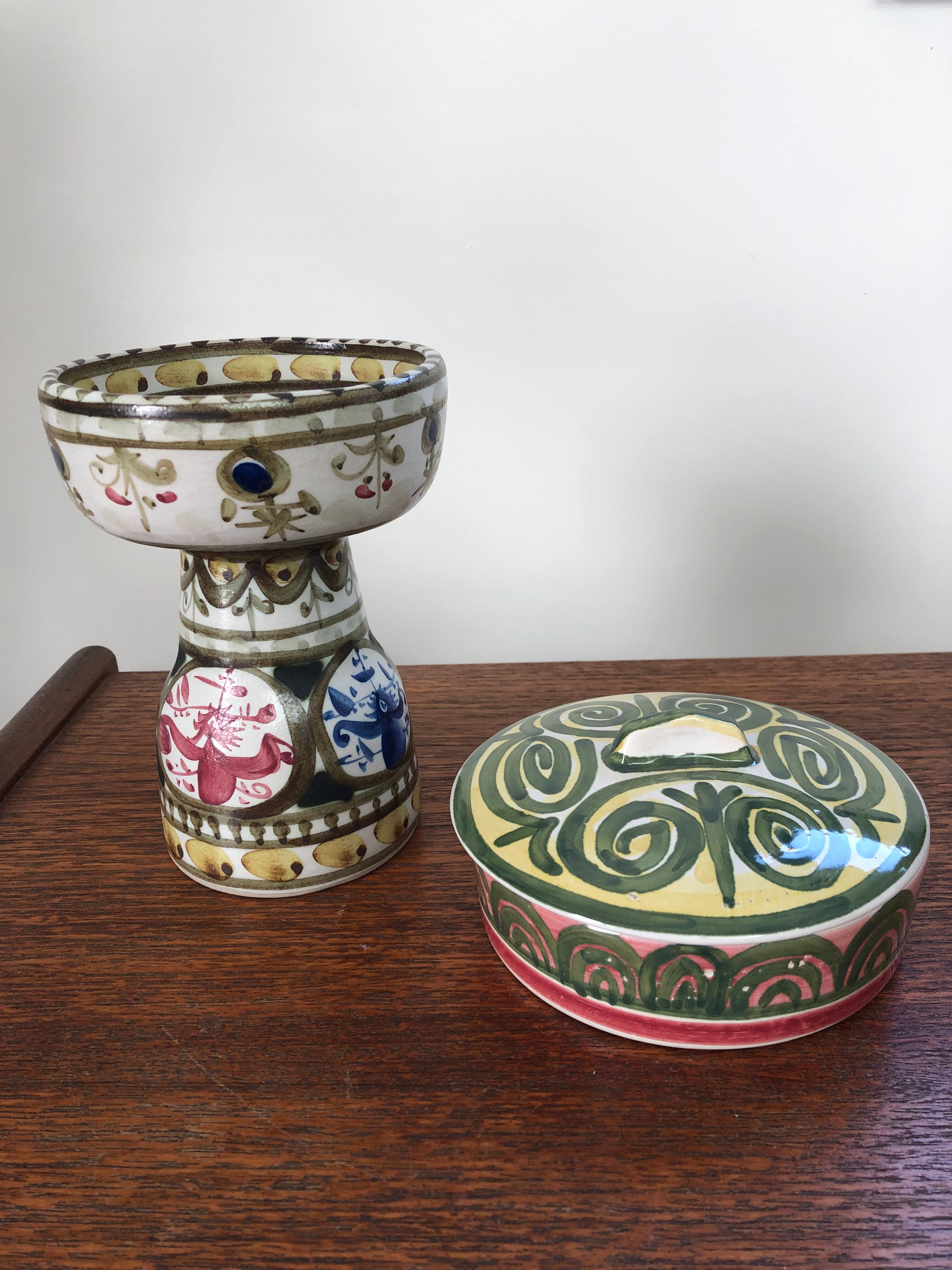 Bonbonnière earthenware Quimper Keraluc