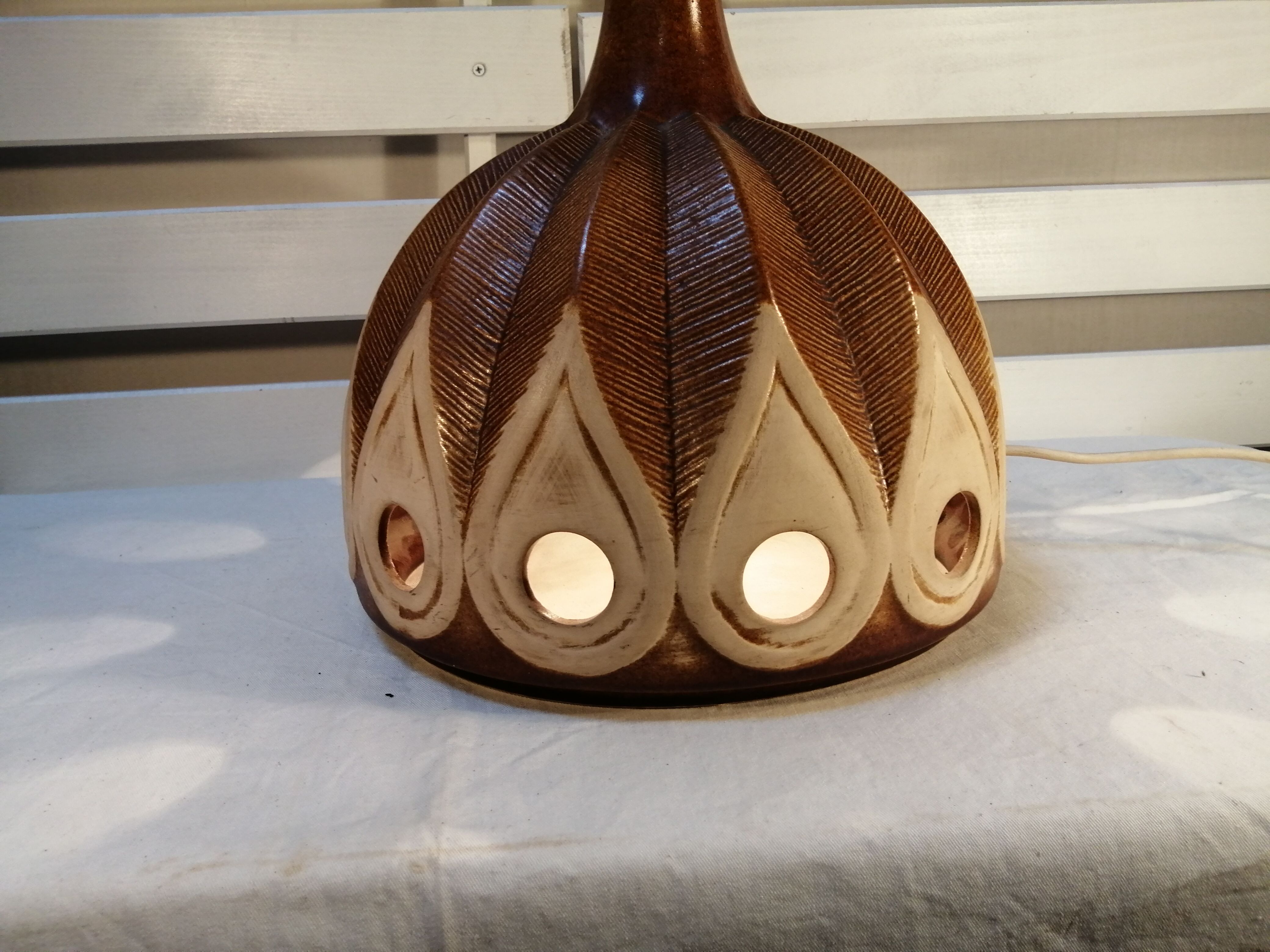 Vintage XXL ceramic table lamp