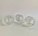 Set of 3 Candleholders, Kosta Boda, Sweden, 1970s
