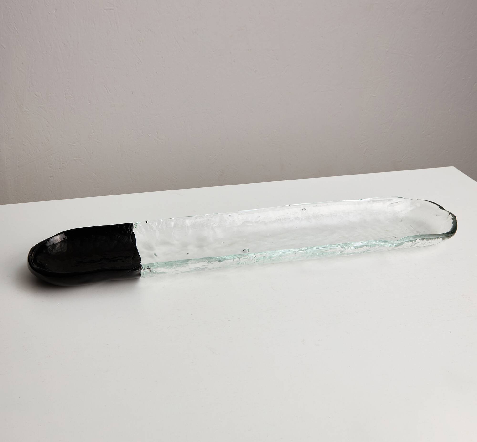 Plateau de service en verre Alessi