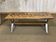 1970s coffee table, tiled top and chrome metal base.