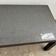 Industrial iron and quartz table