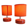 Orange lamps