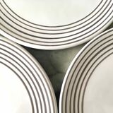 Set of 7 ceramic dessert plates