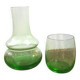 service " verre d'eau " vert Gobelet Carafe de nuit