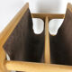 Danish oak wood magazine rack design made by Salin Møbler, 1970s