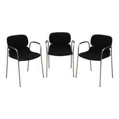 3 chaises italiennes, années 1970