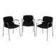 Set of three chairs, Italian design, 1970s, production: Italy