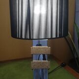 Chrome and cork lamp from the 70s