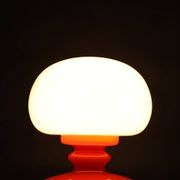 1970s Stepan Tabery Opaline Glass Mushroom Table Lamp, Czechoslovakia