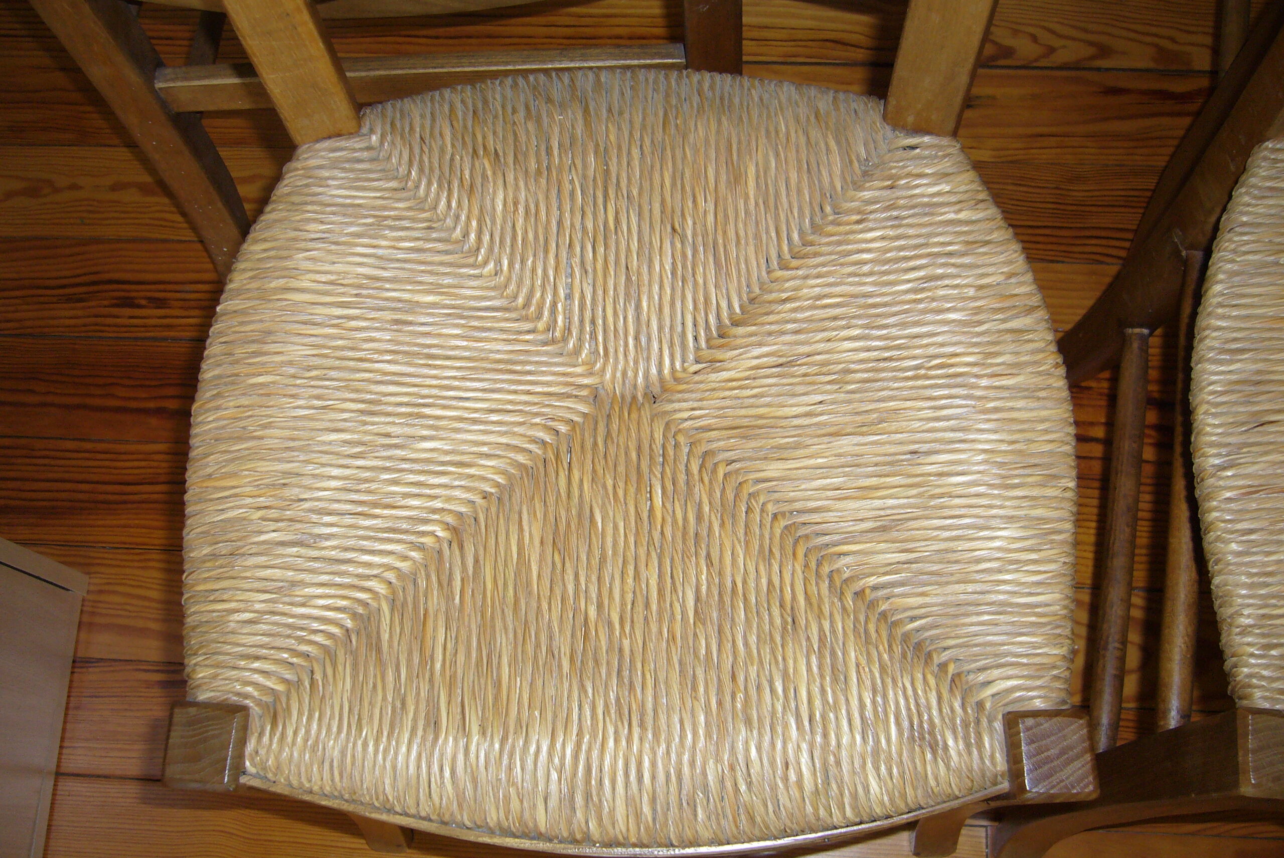 Lot of 5 Provencal chairs mulched