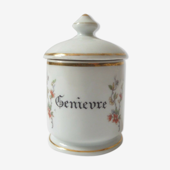 Pot à épices Genièvre en porcelaine de France