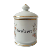 Pot à épices Genièvre en porcelaine de France