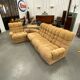 Salon modulable vintage en tissu