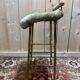 1960s Designer Musician's Stool in Brass