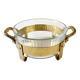 Copper and brass serving dish, M. Delalande, Villedieu, France