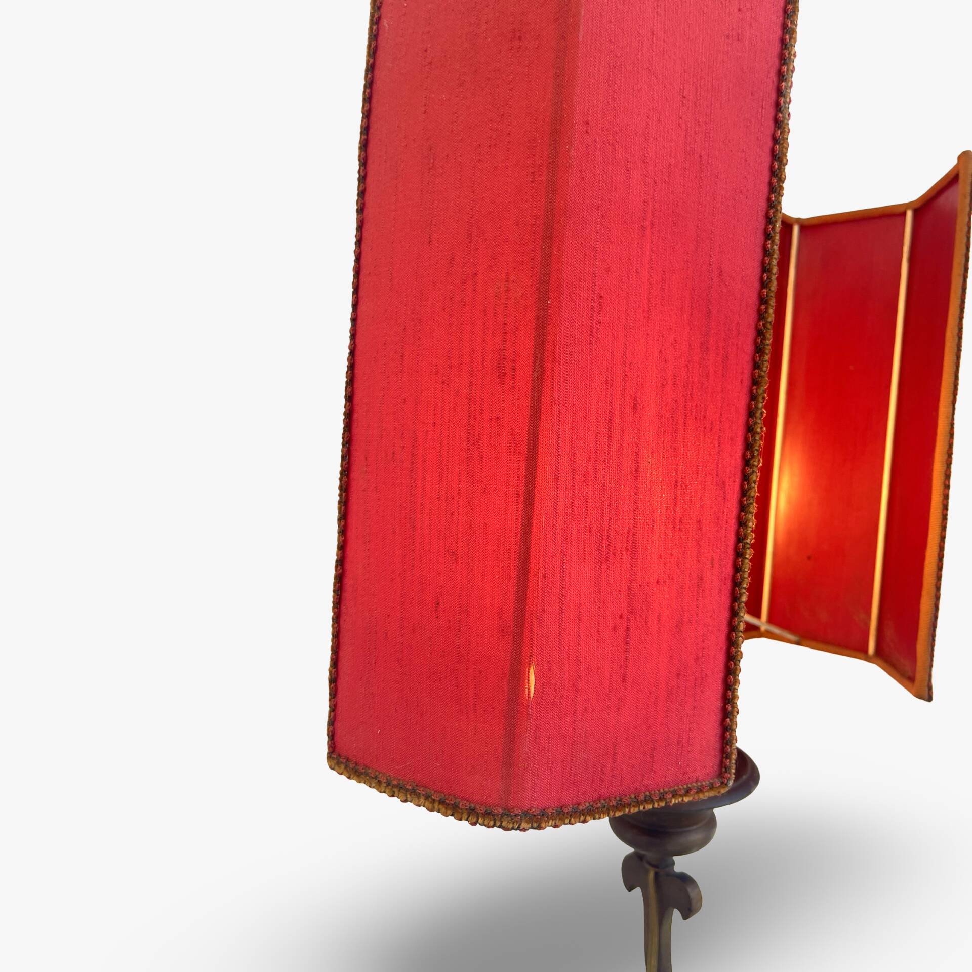 antique Art Nouveau floor lamp