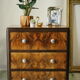 Commode art déco en noyer
