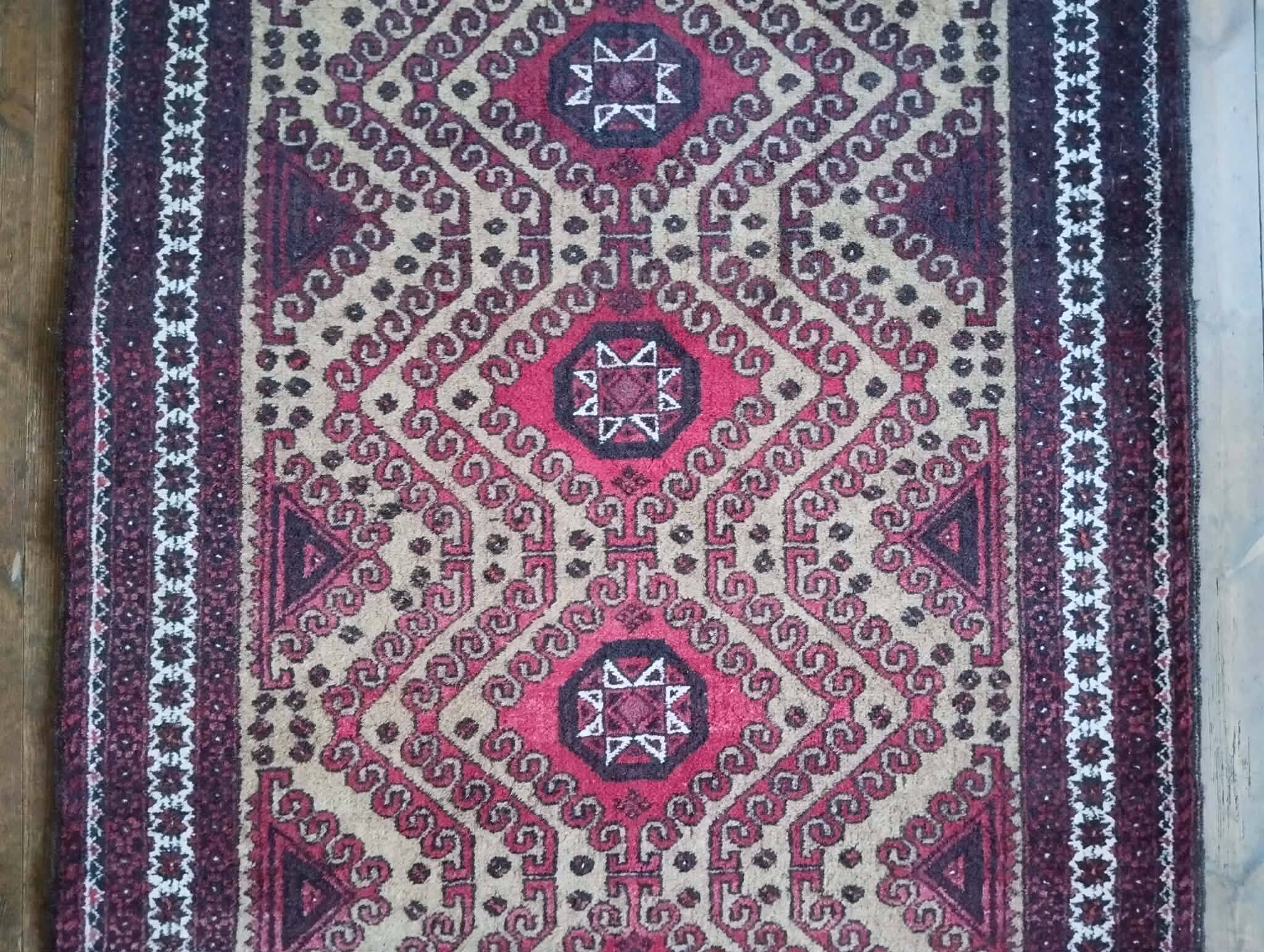 Handmade Belouch Persian rug 230x115cm