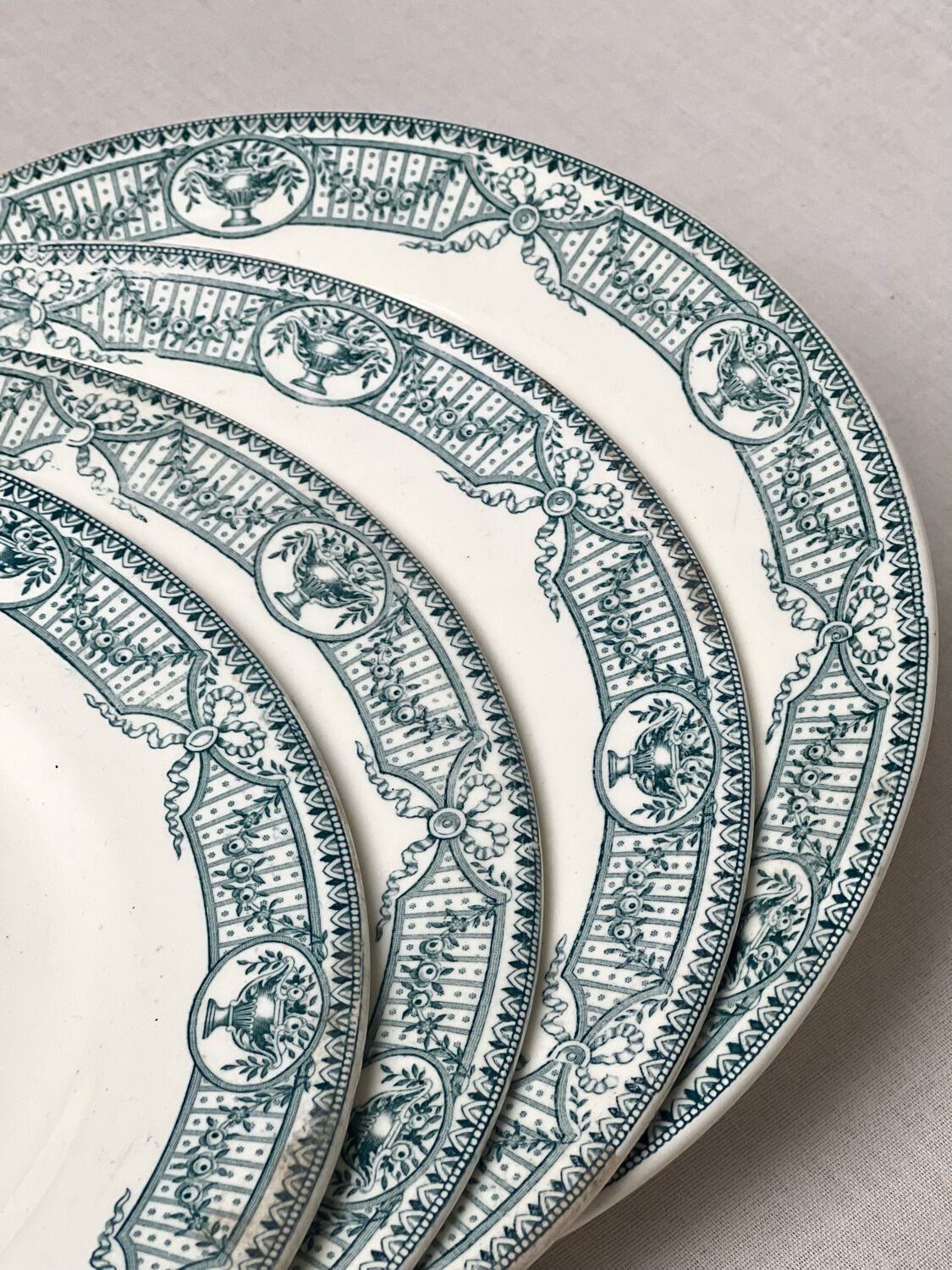 Set of 4 plates Terre de fer plates
