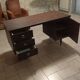 Bureau à caissons vers 1970 en palissandre de Rio 4 faces