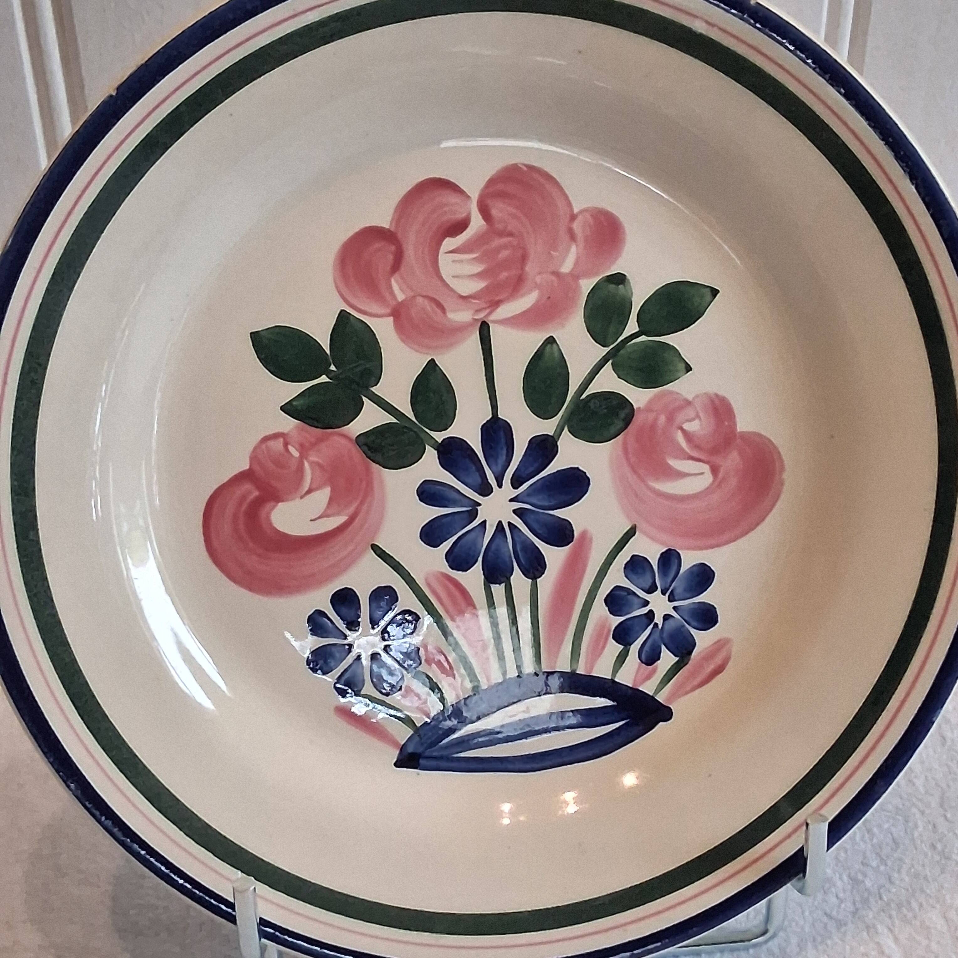 HBCM porcelain plate "Mulhouse" in very good condition.