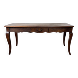 Table de ferme bureau noyer XIXème