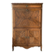 Bureau Louis XV en bois marron